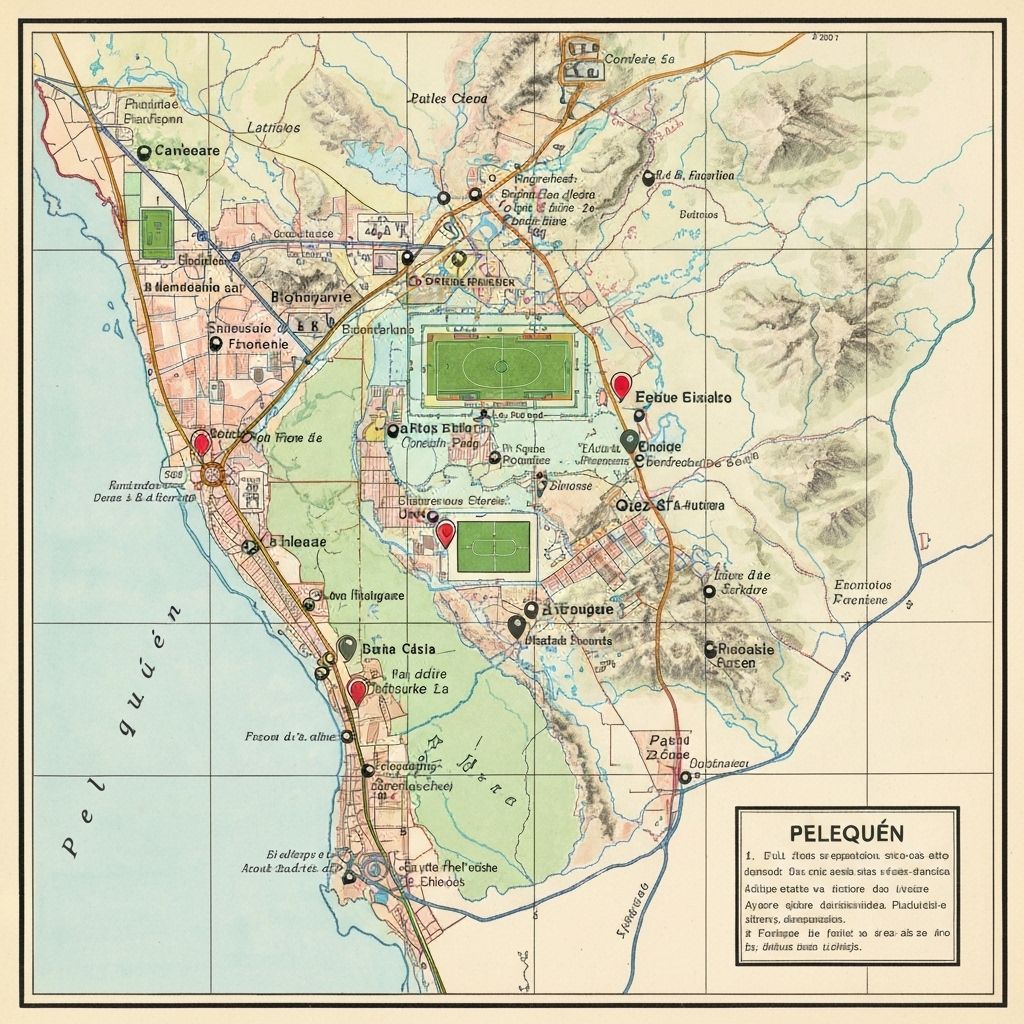 Mapa de Pelequén